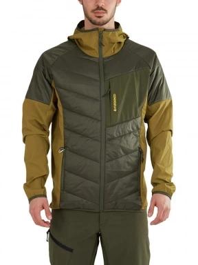 Fundango Gaara Hybrid Jacket férfi softshell kabát zöld színben 1