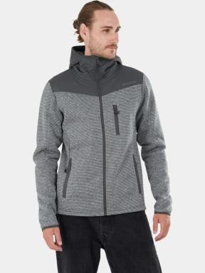 Fundango Ashford Insulated Fleece Jacket férfi polár pulóver szürke színben 1