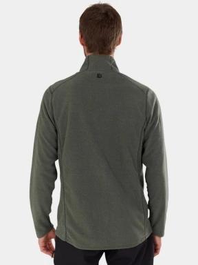 Fundango Jeffrey Fullzip Fleece férfi polár pulóver oliva színben 3