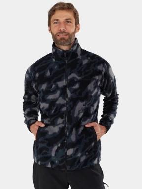 Fundango Nestor II Fleece Jacket férfi polár pulóver szürke színben 1