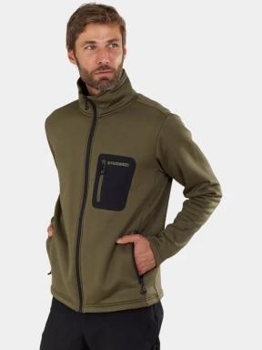Fundango Revolution Fullzip Fleece férfi polár pulóver zöld színben 1