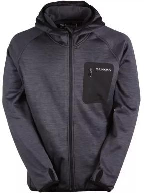 Fundango HERMON Hooded Fleece férfi polár pulóver fekete színben 1