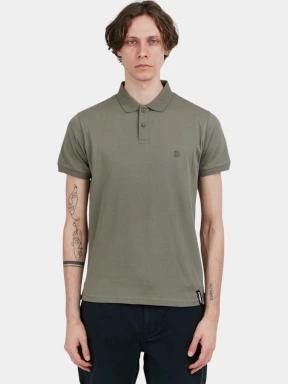 Fundango Incognito Mono Poloshirt férfi galléros póló oliva színben 1