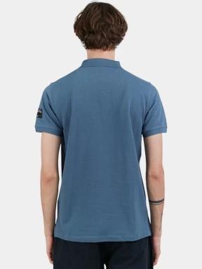 Fundango Insignia Poloshirt férfi galléros póló kék színben 3