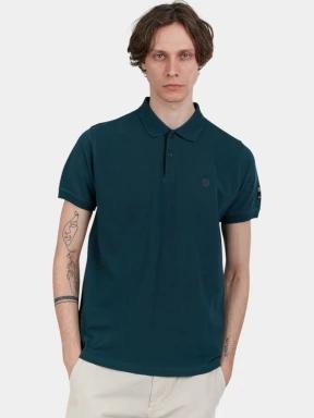 Fundango Insignia Poloshirt férfi galléros póló zöld színben 1
