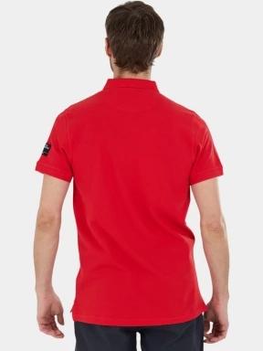 Fundango Insignia Poloshirt férfi galléros póló piros színben 3
