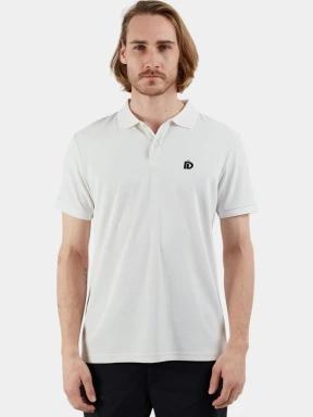 Fundango Zeno Tech Poloshirt férfi rövid ujjú sport póló fehér színben 1