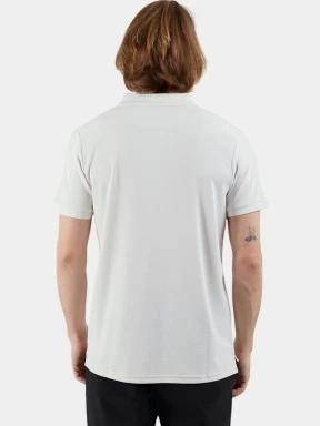 Fundango Zeno Tech Poloshirt férfi rövid ujjú sport póló fehér színben 3