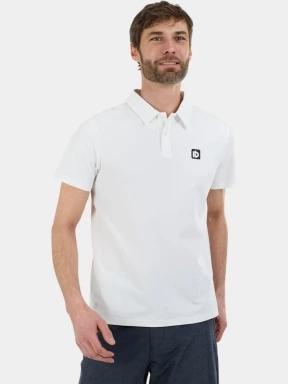 Fundango Zeno II Tech Poloshirt férfi galléros sport póló fehér színben 1