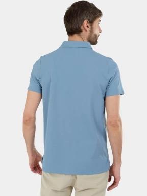 Fundango Zeno II Tech Poloshirt férfi galléros sport póló kék színben 3