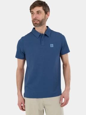 Fundango Zeno II Tech Poloshirt férfi galléros sport póló sötétkék színben 1