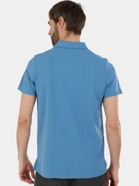 Fundango Zeno II Tech Poloshirt férfi galléros sport póló kék színben 3