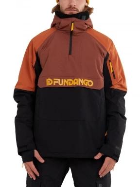 Fundango Burnaby Logo Anorak férfi síkabát piros színben 1