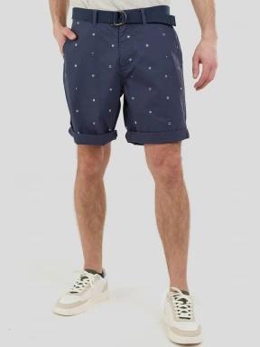 Fundango North Shore Chino Shorts férfi rövidnadrág sötétkék színben 1