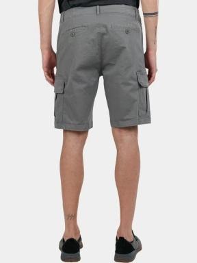 Fundango Zack Cargo Shorts férfi oldalzsebes rövidnadrág oliva színben 3