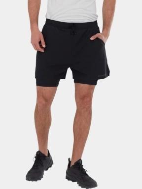Fundango Corris Running Shorts férfi sport rövidnadrág fekete színben 1