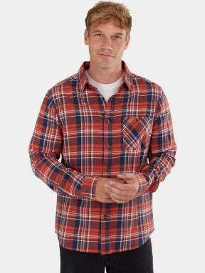 Fundango Harris Shirt férfi hosszú ujjú ing piros színben 1