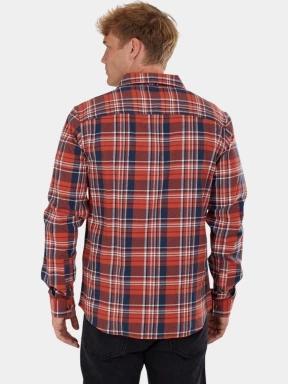 Fundango Harris Shirt férfi hosszú ujjú ing piros színben 3