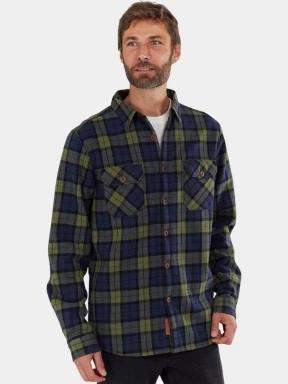 Fundango Roddy Lined Shirt férfi ingkabát sötétkék színben 1