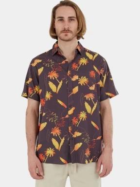 Fundango Chase Shirt férfi rövid ujjú ing sötétkék színben 1