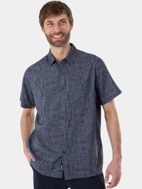 Fundango Chase Shirt férfi hosszú ujjú ing szürke színben 1