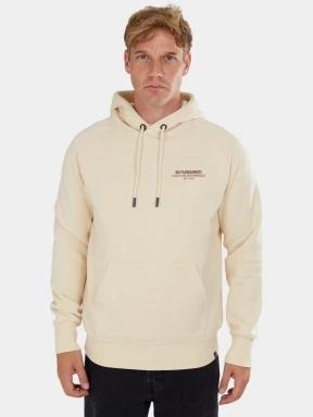 Fundango Talis Hooded Sweatshirt férfi kapucnis pulóver homok színben 1