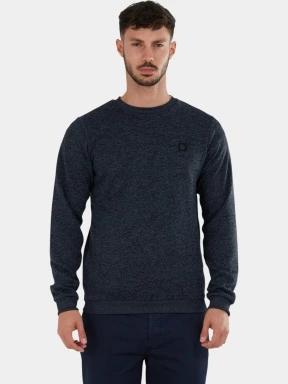 Fundango Randall Pullover férfi pulóver sötétkék színben 1