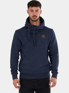 Fundango Conor Hooded Sweatshirt férfi kapucnis pulóver sötétkék színben 1