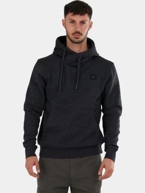 Fundango Conor Hooded Sweatshirt férfi kapucnis pulóver fekete színben 1