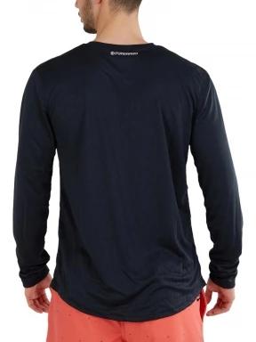 Fundango Maurice Long Rashguard férfi hosszú ujjú lycra sötétkék színben 3