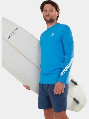 Fundango Manado Long II Rashguard férfi hosszú ujjú lycra világoskék színben 1