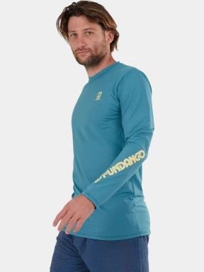 Fundango Manado Long II Rashguard férfi hosszú ujjú lycra zöld színben 1