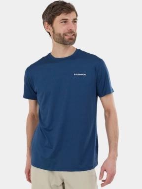 Fundango Bellmore T-shirt férfi rövid ujjú sport póló sötétkék színben 1