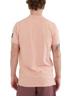 Fundango Molton Poloshirt férfi galléros póló rózsaszín színben 3