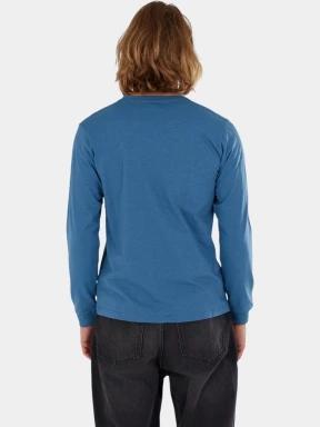 Fundango Justin Longsleeve T-shirt férfi hosszú ujjú póló kék színben 3