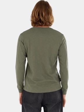 Fundango Justin Longsleeve T-shirt férfi hosszú ujjú póló zöld színben 3