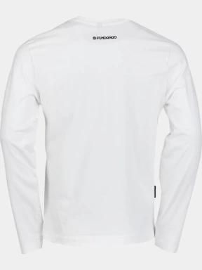 Fundango Essential Graphic Long-T férfi hosszú ujjú póló fehér színben 1