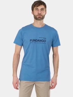 Fundango Vital Graphic-T férfi rövid ujjú póló kék színben 1