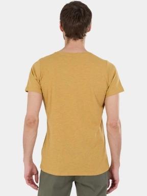 Fundango Jaggy II Structured T-shirt férfi rövid ujjú póló sárga színben 3