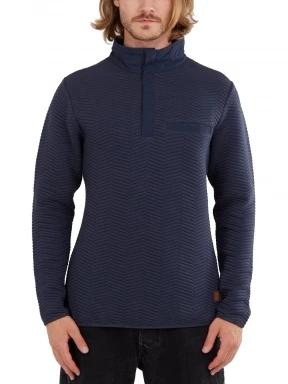Fundango Vertigo Sweatshirt férfi pulóver sötétkék színben 1