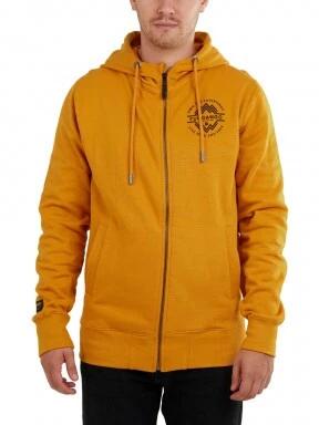 Fundango West Point Hooded Pullover férfi kapucnis pulóver sárga színben 1