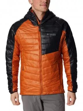 Columbia Platinum Peak Hooded Jacket férfi utcai kabát narancssárga színben 1