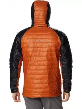 Columbia Platinum Peak Hooded Jacket férfi utcai kabát narancssárga színben 3