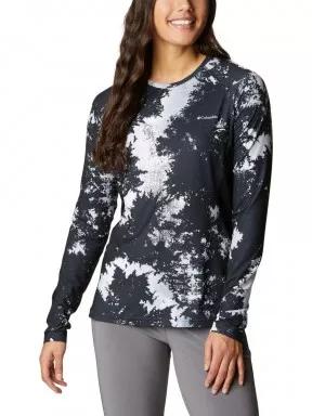 Columbia W Omni-Heat Infinity Knit LS Crew női aláöltöző felső fekete színben 1