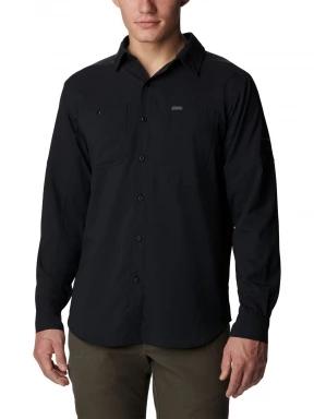 Columbia Silver Ridge Utility Lite Long Sleeve Shirt férfi hosszú ujjú túraing fekete színben 1