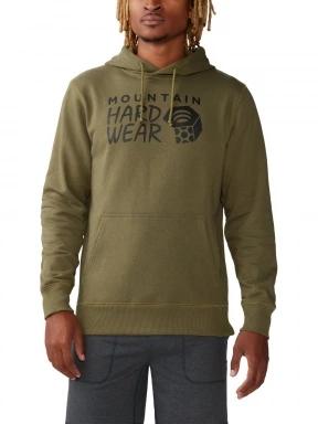 Mountain Hardwear MHW Logo Pullover Hoody férfi kapucnis pulóver zöld színben 1