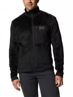 Mountain Hardwear Polartec High Loft Jacket férfi polár pulóver fekete színben 1