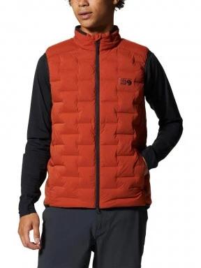 Mountain Hardwear Stretchdown Vest férfi mellény narancssárga színben 1