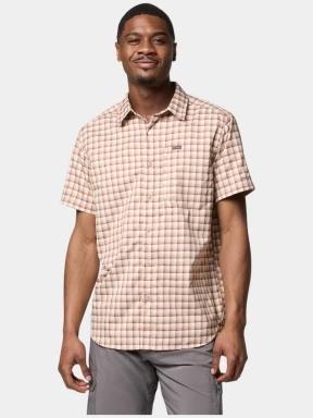 Columbia Silver Ridge Utility Lite Novelty Short Sleeve Shirt férfi rövid ujjú túraing homok színben 1