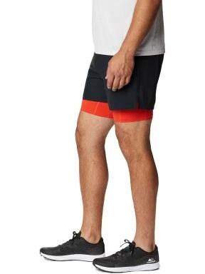 Columbia M Endless Trail 2 In 1 Short férfi sport rövidnadrág fekete színben 3